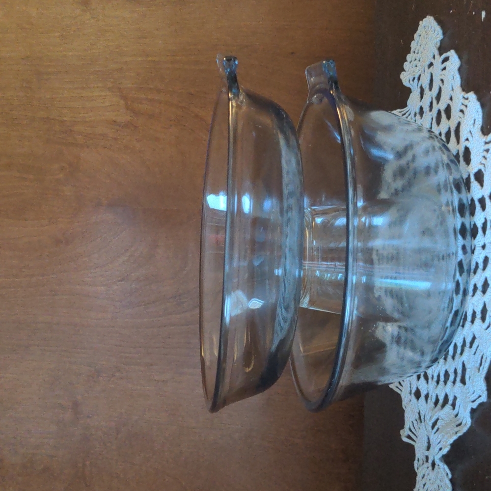 Pyrex Vintage Flameware 2 Piece Set